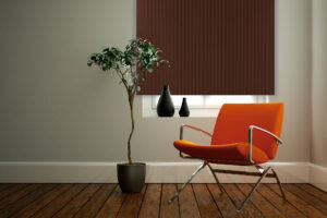 moderner Stuhl orange