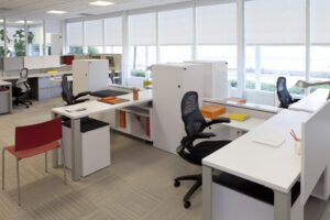 Simple contemporary office scene. One of a series.